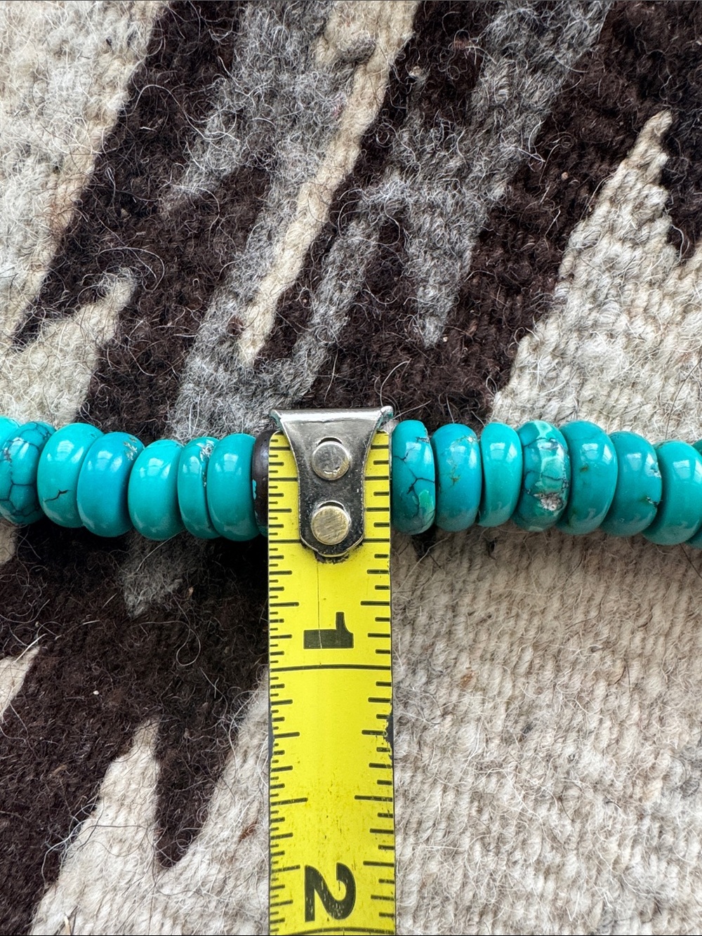 Turquoise Bead Necklace - Teal Green Women's Jewelry - Picture 7 of 7